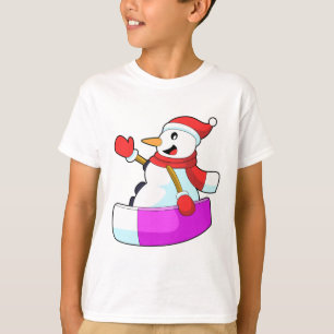 Snowman as Snowboarder with Sonowboard.PNG T-Shirt