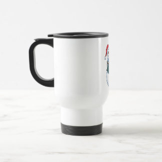 Snowman Bartender Christmas 2026 Holiday Cocktail Travel Mug