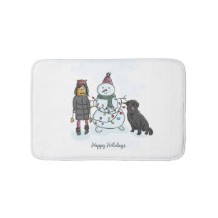 Snowman Bath Mat