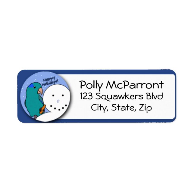 Snowman Blue Parrotlet (Front)