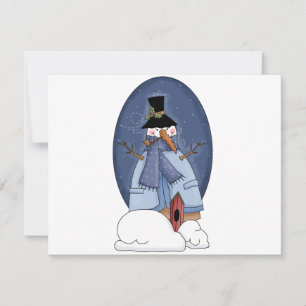 Snowman Blue Tshirts and Gifts
