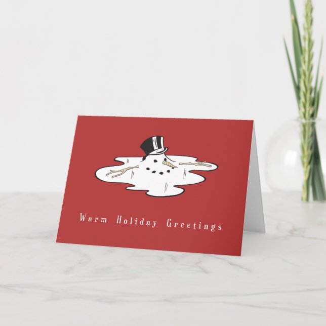 Snowman Business Christmas Cards (Front)