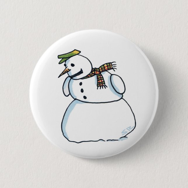 Snowman button (Front)