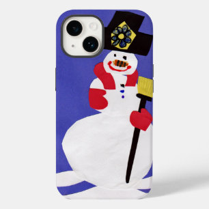 Snowman by VictoriaShaylee Case-Mate iPhone Case