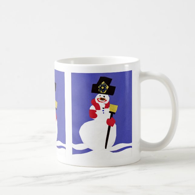 Snowman by VictoriaShaylee Coffee Mug (Right)