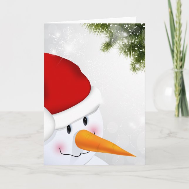 Snowman card (Front)