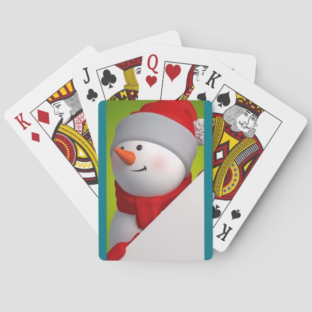 Snowman cards (Back)