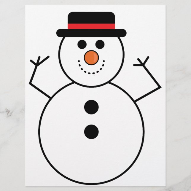 Snowman Cartoon (Front)