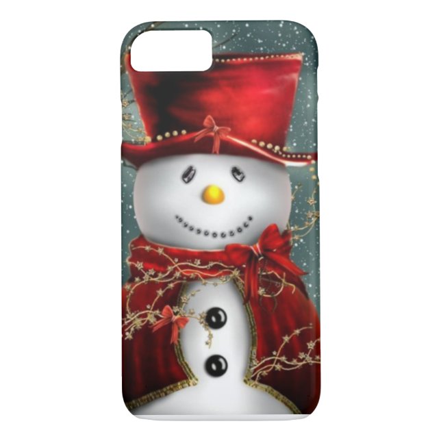 Snowman Case-Mate iPhone Case (Back)
