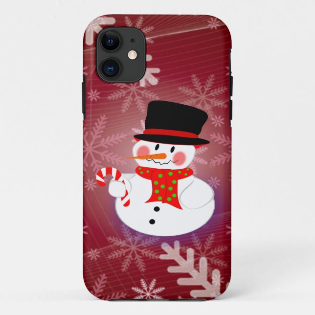Snowman Case-Mate iPhone Case (Back)