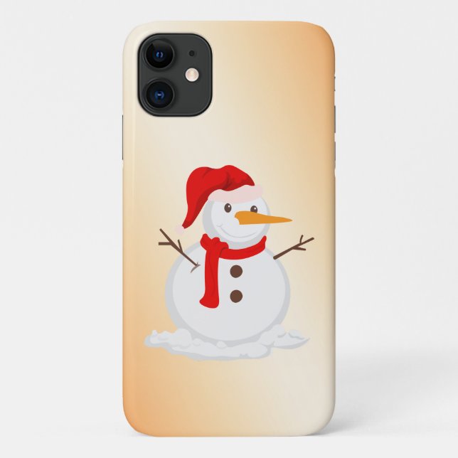 Snowman Case-Mate iPhone Case (Back)
