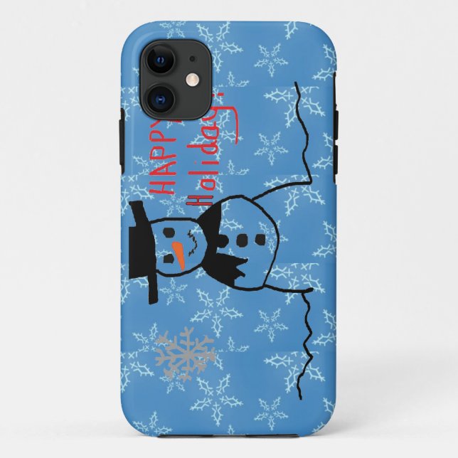 Snowman Case-Mate iPhone Case (Back)