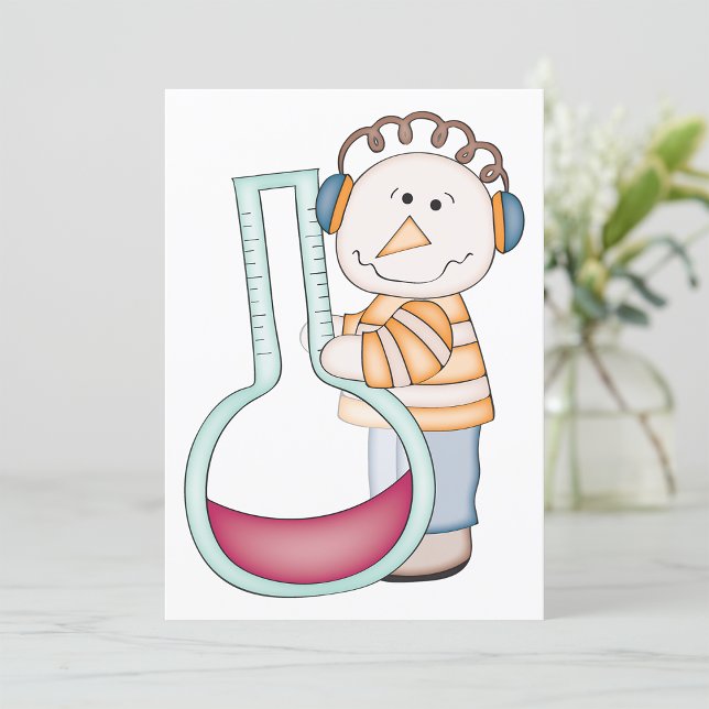 Snowman Checking The Temperature Invitation (Creator Uploaded)