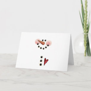 Snowman Christmas Card