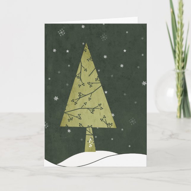 snowman christmas card (Front)