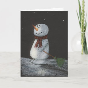 Snowman Christmas Card