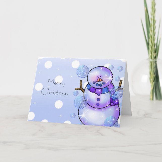 Snowman Christmas Card (Front)