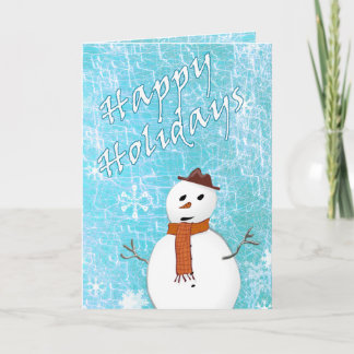 Snowman Christmas Card