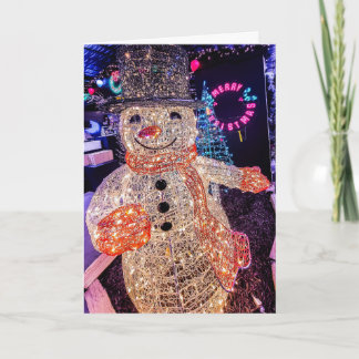 Snowman Christmas Card