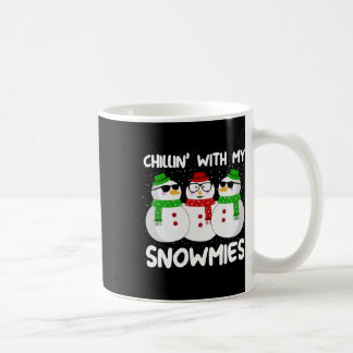 Snowman Christmas Chillin With My Snowmies Ugly Gi Coffee Mug