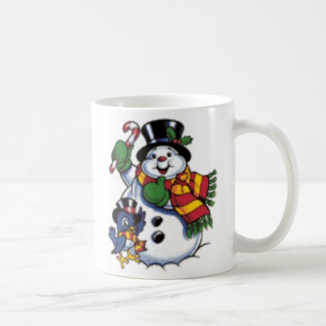 Snowman Christmas Coffee Mug (Right)