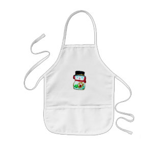 SNOWMAN CHRISTMAS COOKERY CHILDRENS APRON