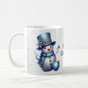 Snowman Christmas Elegant Winter Holidays Coffee Mug