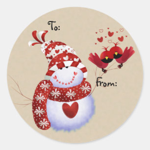 Snowman Christmas Gift Tags