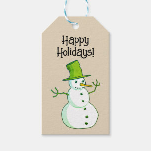 Snowman Christmas Gift Tags
