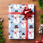 Snowman Christmas Giftwrap Roll of Wrapping Paper<br><div class="desc">Snowman Christmas Giftwrap Roll of Wrapping Paper</div>