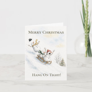 Snowman Christmas Humor Card