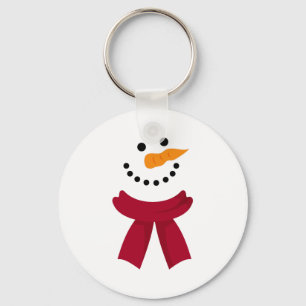 Snowman Christmas Key Ring