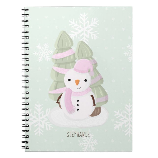 Snowman Christmas Notebook (Front)