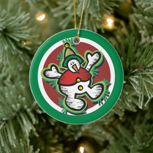 Snowman Christmas Ornament (Tree)