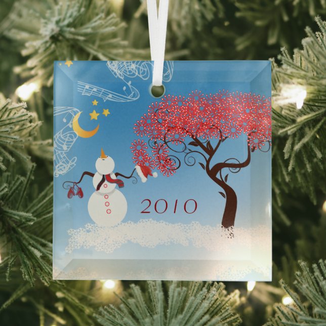 Snowman Christmas Ornament (Insitu)