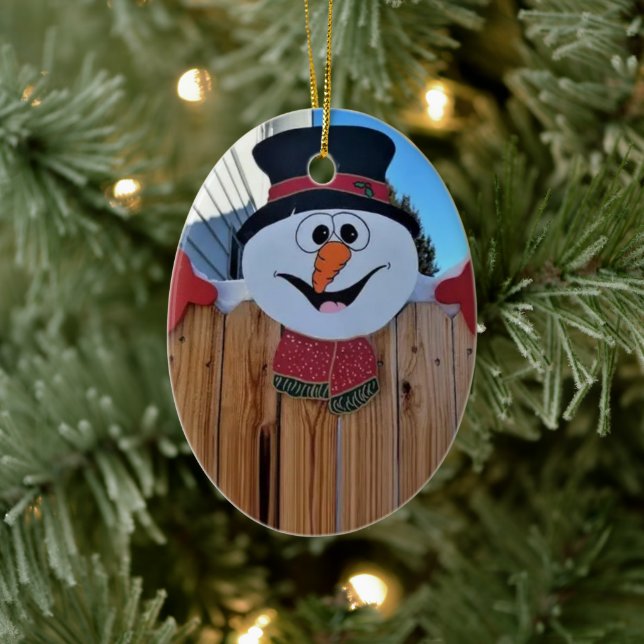 **SNOWMAN** CHRISTMAS ORNAMENT (Tree)