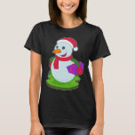Snowman Christmas Package T-Shirt<br><div class="desc">This design is the perfect gift for a birthday,  Christmas and other celebrations. It is suitable for women,  men and kids.</div>