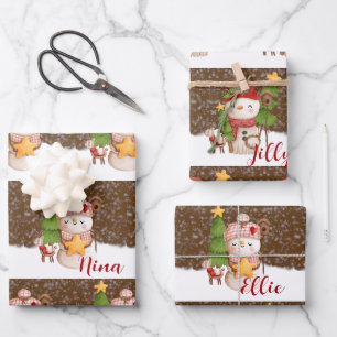Snowman, Christmas Personalised Wrapping Paper Sh