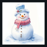Snowman Christmas Poster<br><div class="desc">snowman christmas poster</div>