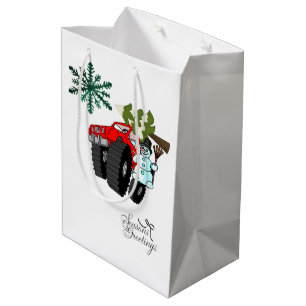 Snowman Christmas Seasons Greetings  Gift Bags