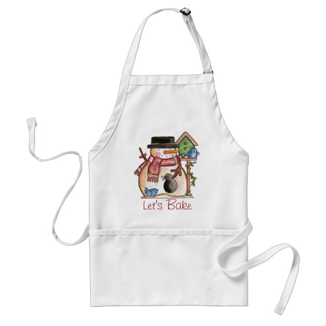 Snowman Christmas Standard Apron (Front)