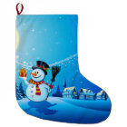 Snowman Christmas Stocking