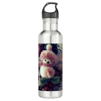 Snowman Christmas Water Bottle