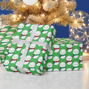 Snowman Christmas Wrapping Paper
