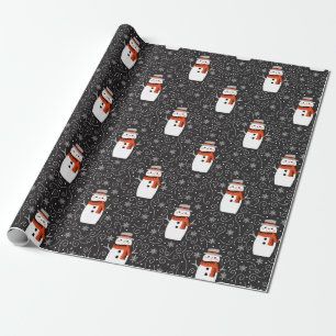 Snowman Christmas Wrapping Paper