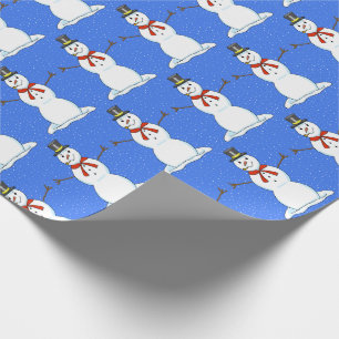 Snowman Christmas Wrapping Paper