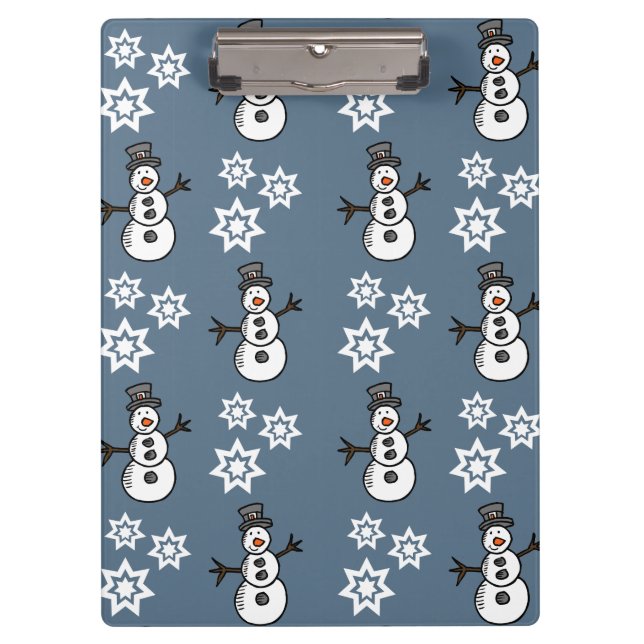 Snowman Clipboard (Front)