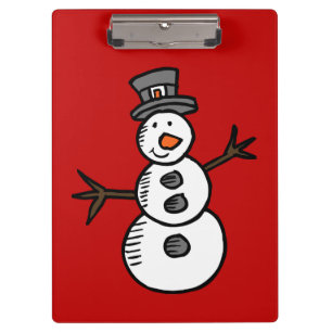 Snowman Clipboard