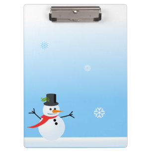 Snowman Clipboard