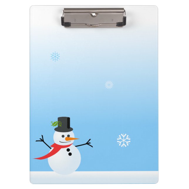 Snowman Clipboard (Front)